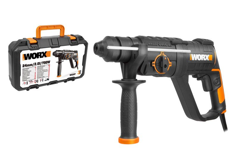 Перфоратор WORX WX337 220V 750Вт (2Дж) электрический — детальное фото